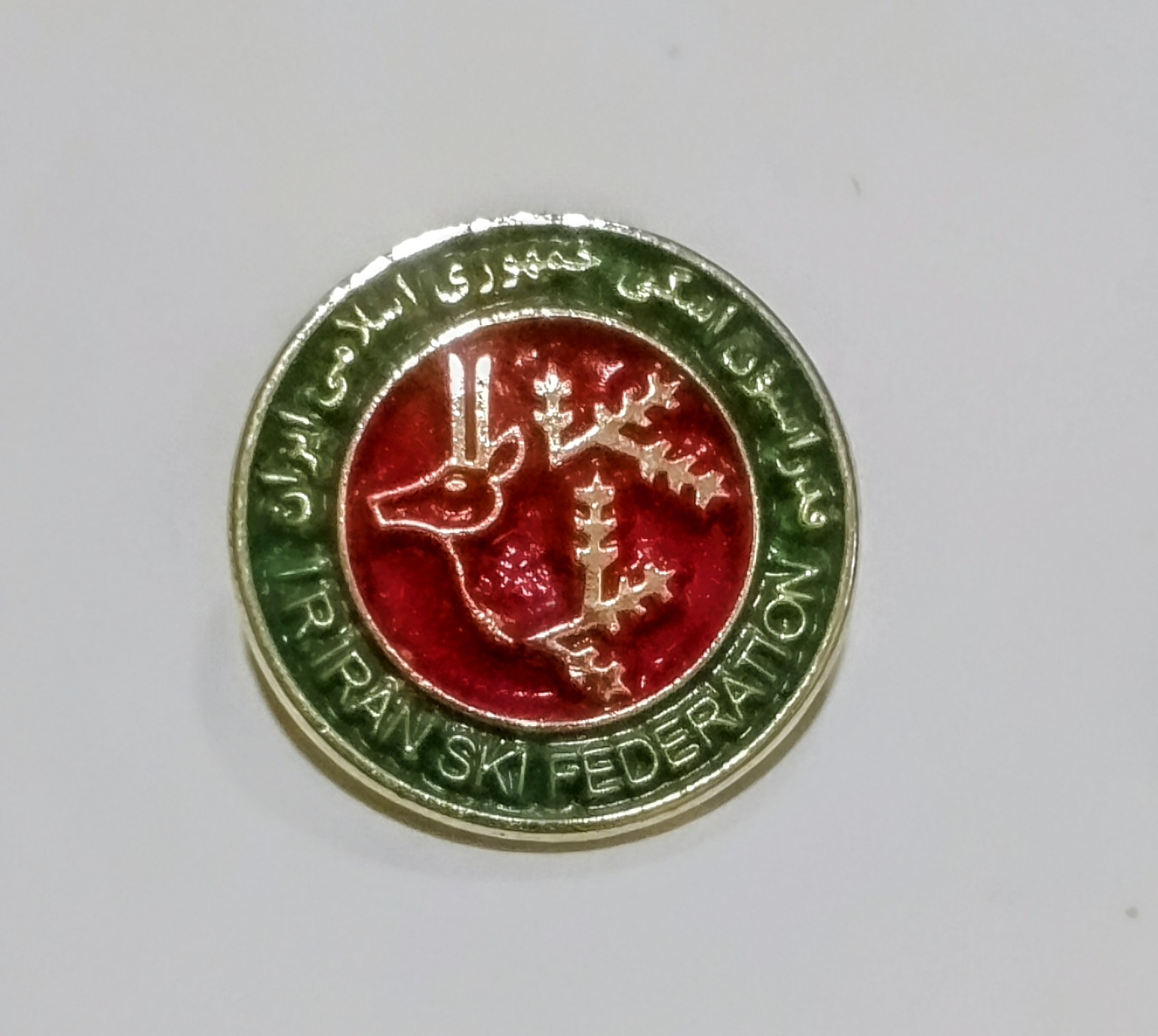 نشان سنجاق سینه اسکی ایران