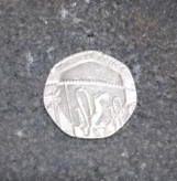سکه 20 پنسی انگستان 2013سوپر بانکی