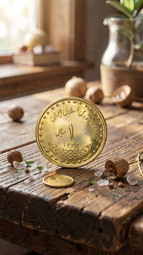 سکه 1 ریالی دماوندی کمیاب 1373سوپربانکی