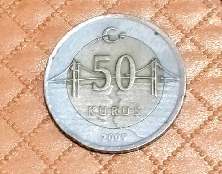 سکه 50 قروش ترکیه
