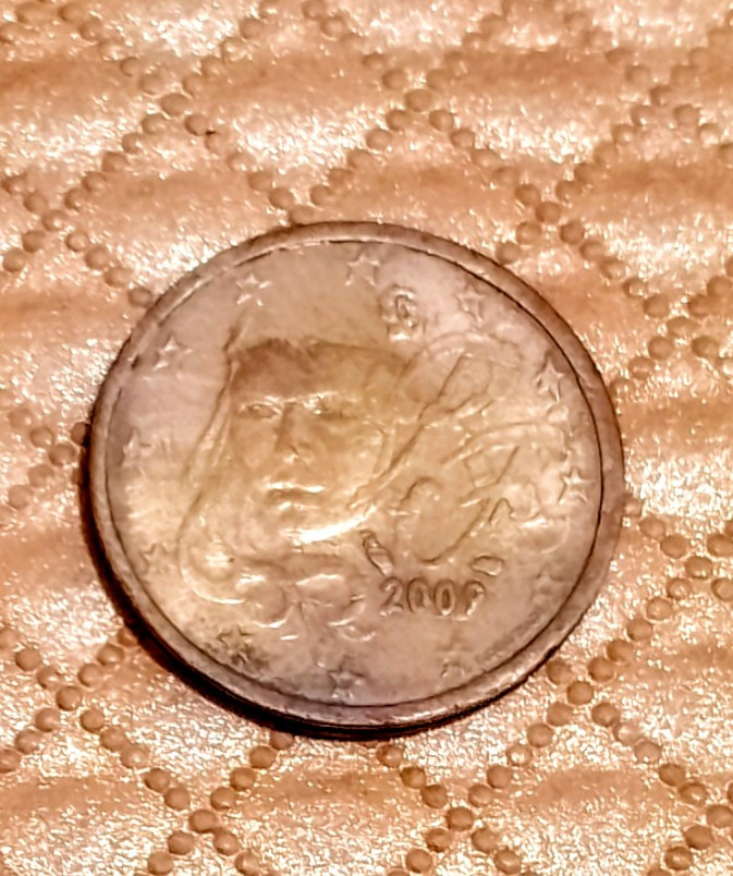 سکه 2 یورو سنت اروپا کارکرده