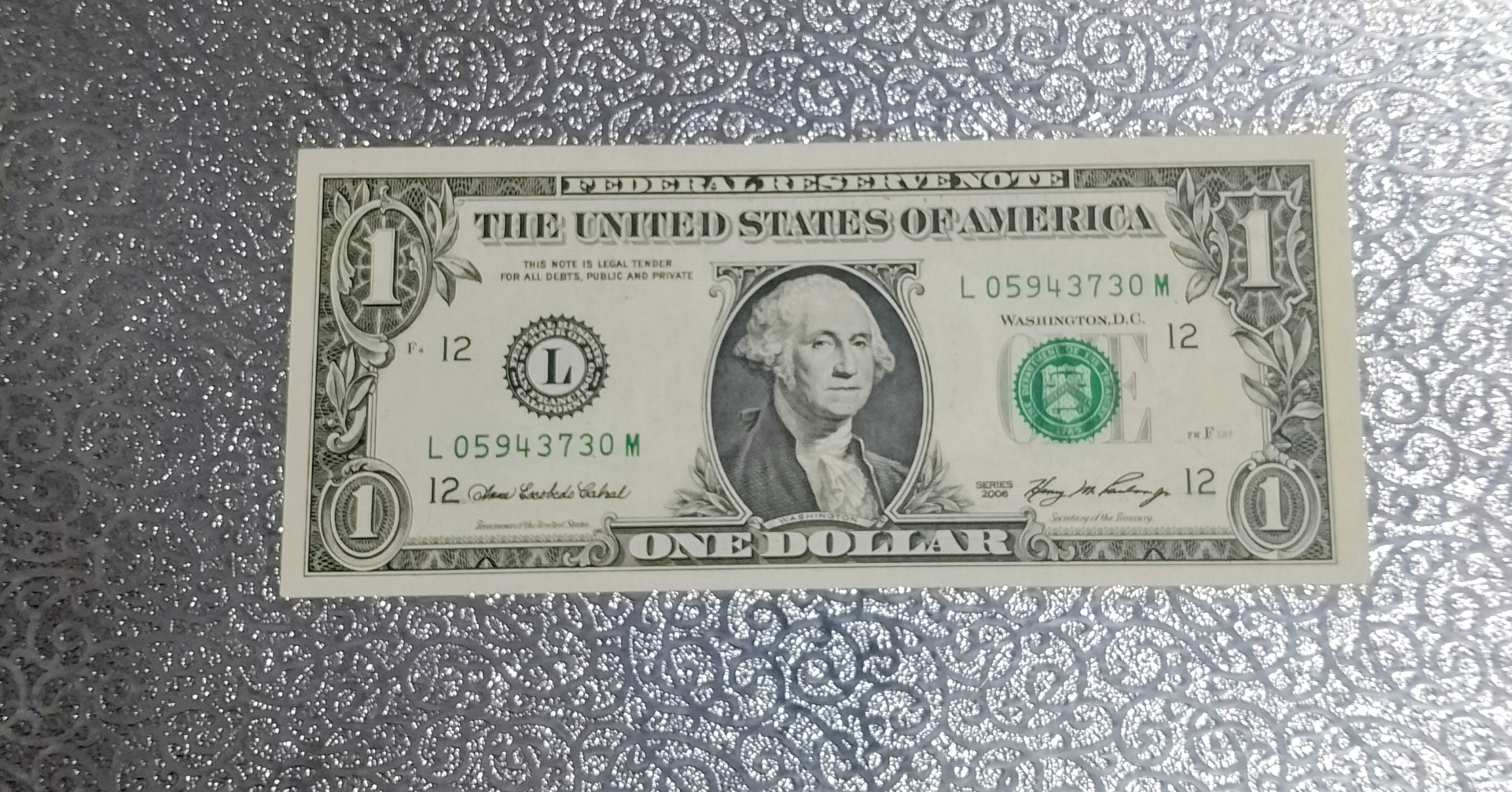اسکناس تک 1 دلاری 2006