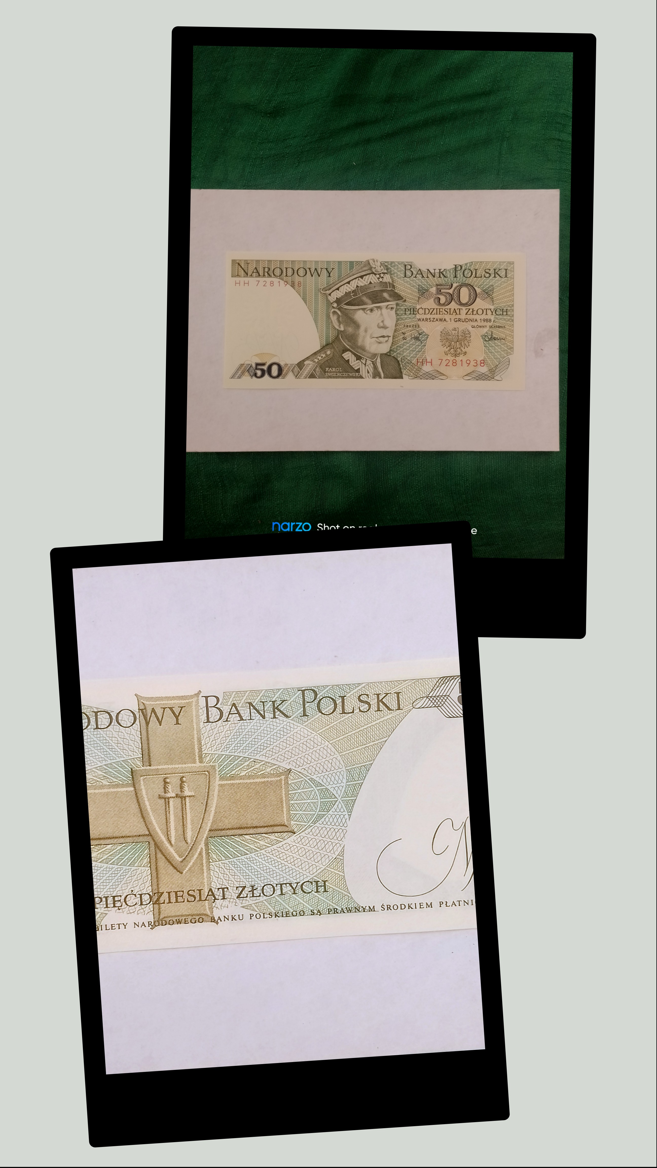 اسکناس تک 50 زلوتی لهستان سوپر بانکی